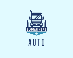 Shipping - Trucking Delivery Vehicle logo design
