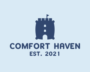 Cushion - Castle Pillow Fort logo design