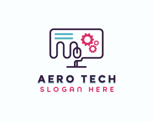 Digital Computer Tech logo design