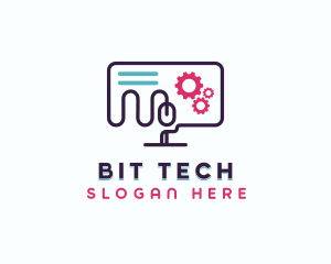 Digital Computer Tech logo design