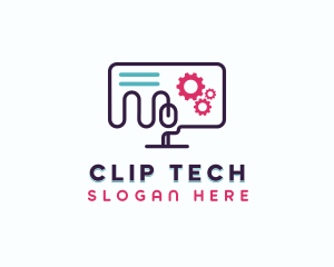 Digital Computer Tech logo design