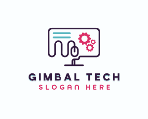 Digital Computer Tech logo design