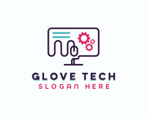 Digital Computer Tech logo design