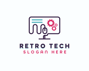 Digital Computer Tech logo design