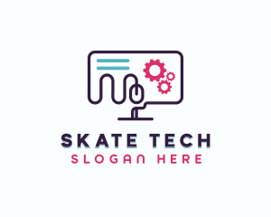 Digital Computer Tech logo design