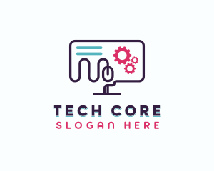 Digital Computer Tech logo design