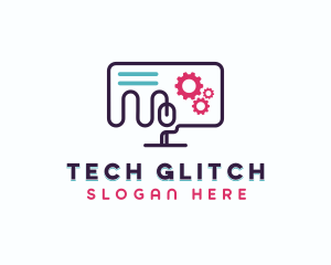 Digital Computer Tech logo design