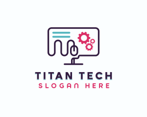 Digital Computer Tech logo design