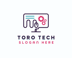 Digital Computer Tech logo design