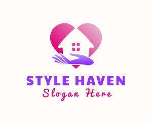 Hand Heart House Logo
