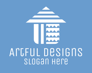 Home Pattern Interior design  logo design