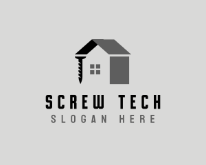 Handyman Repair Screw logo design