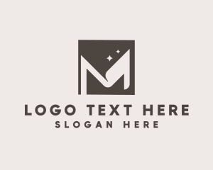 Brand - Studio Boutique Letter M logo design