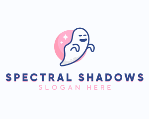 Spooky Scary Ghost logo design