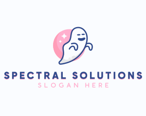 Ghost - Spooky Scary Ghost logo design