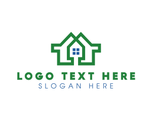 Green House - Realty House Landscaping logo design