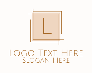 Company Square Letter Logo