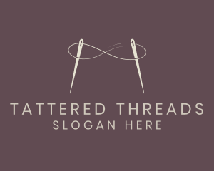 Needle Infinity Thread logo design