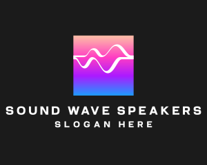 Audio Sound Wave Acoustics logo design