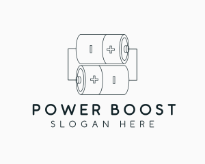 Battery Power Source logo design