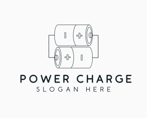 Battery Power Source logo design