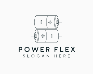 Battery Power Source logo design