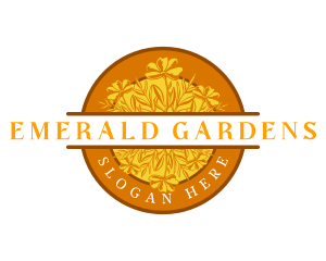 Botanical Flower Garden logo design