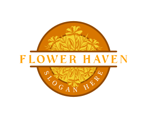 Botanical Flower Garden logo design