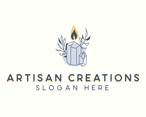 Artisanal Scented Candle logo design