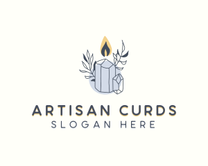 Artisanal Scented Candle logo design