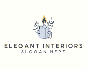 Artisanal Scented Candle logo design