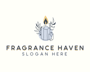 Scented - Artisanal Scented Candle logo design