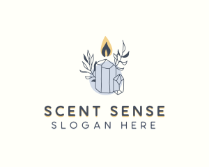 Artisanal Scented Candle logo design