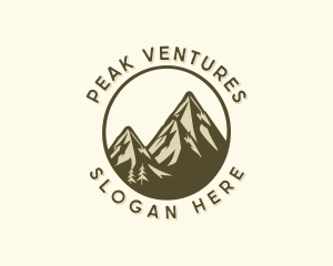 Mountain Peak Travel logo design