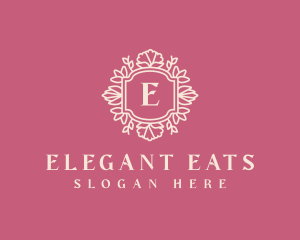 Elegant Floral Boutique logo design