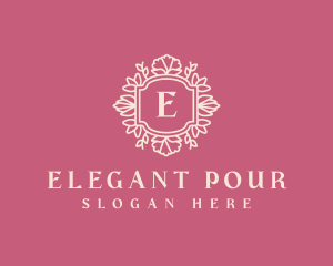 Elegant Floral Boutique logo design