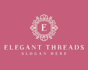 Elegant Floral Boutique logo design