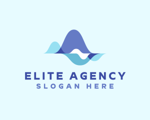 Modern Waves Agency logo design