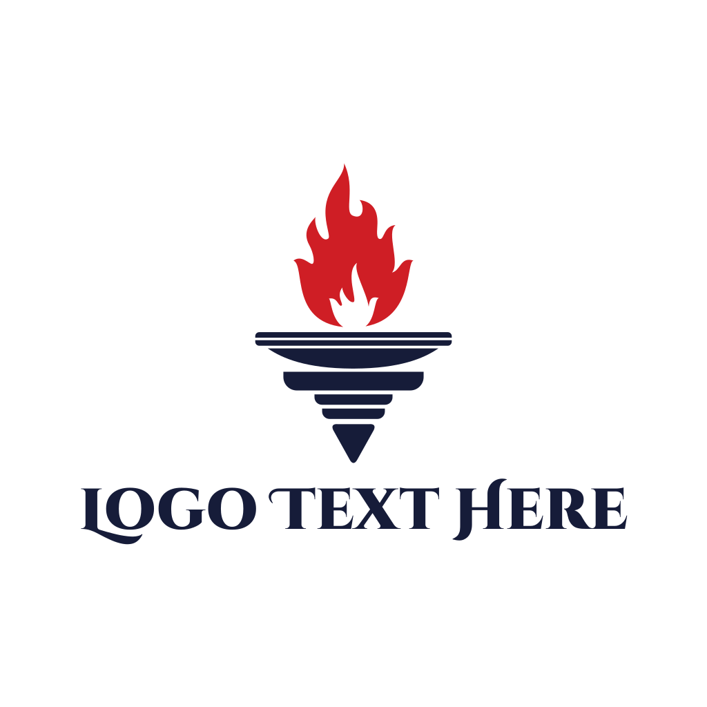 Red Torch Logo | BrandCrowd Logo Maker | BrandCrowd