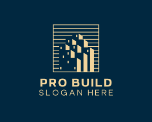 Silhouette Building Property logo design