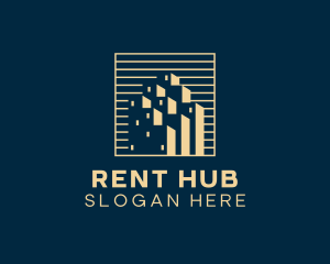 Silhouette Building Property logo design