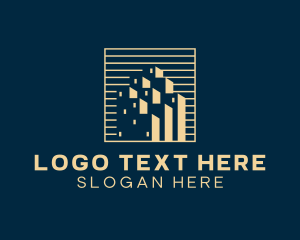 Silhouette Building Property logo design