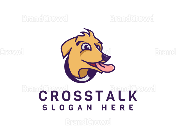 Dog Tongue Pet Logo