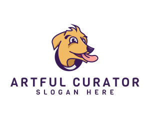 Dog Tongue Pet logo design