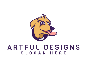 Dog Tongue Pet logo design