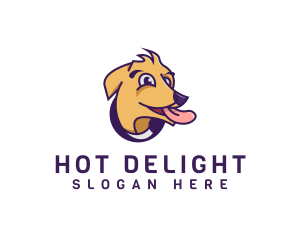 Dog Tongue Pet logo design