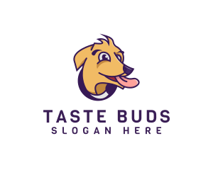 Dog Tongue Pet logo design