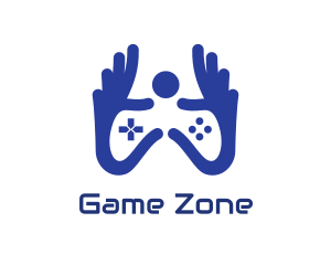 Nintendo - Blue Hand Gaming logo design