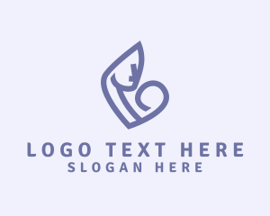 Lactation - Mother Woman Newborn logo design