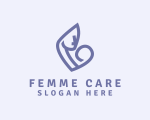 Gynecologist - Mother Woman Newborn logo design